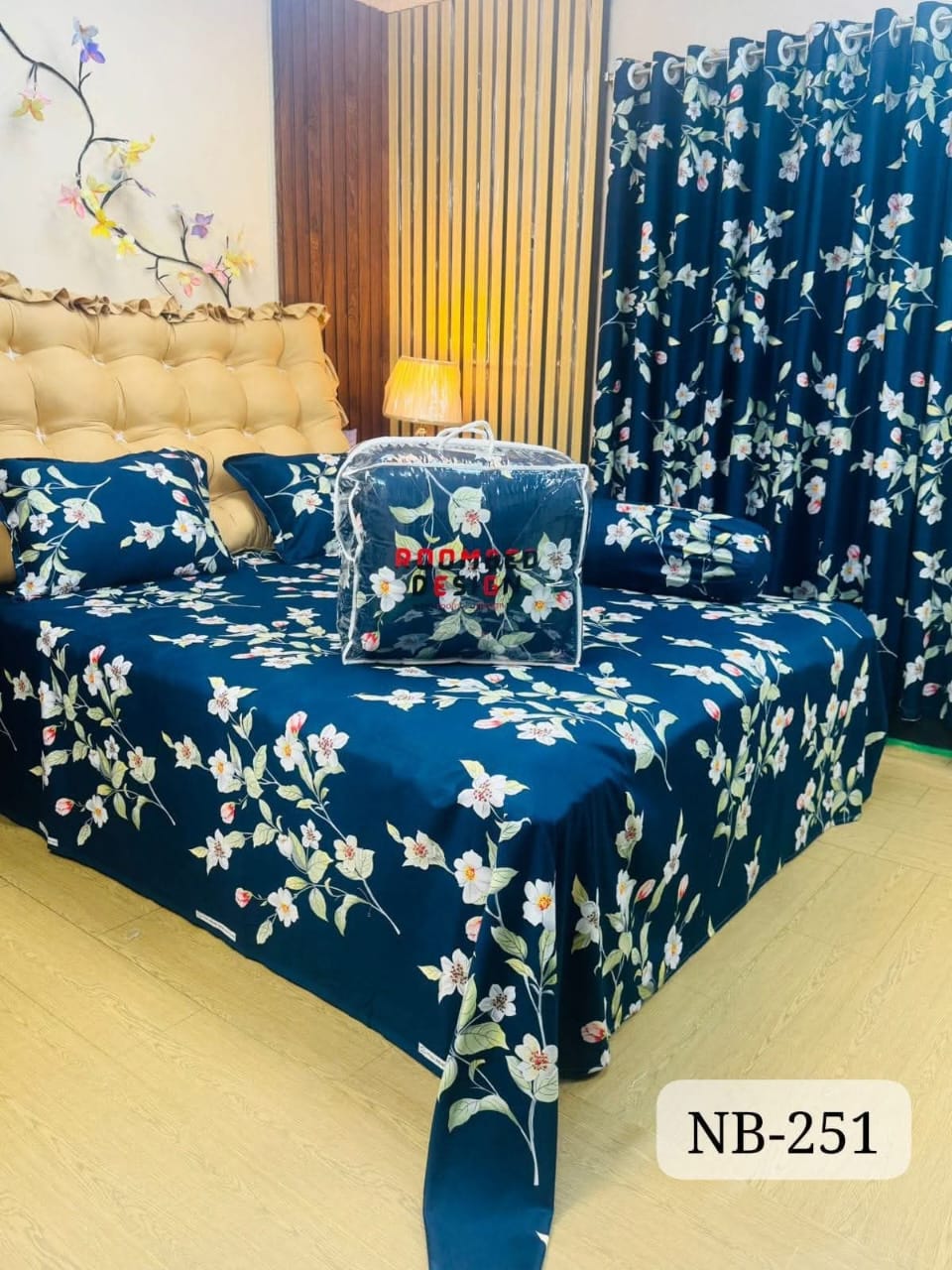 ৫ পিসের সেট প্রিমিয়াম কোয়ালিটি টুইল কটন ফেব্রিক্স কম্ফোর্টার (Comforter)