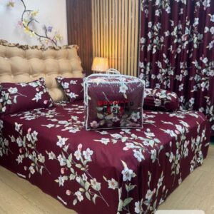 ৫ পিসের সেট প্রিমিয়াম কোয়ালিটি টুইল কটন ফেব্রিক্স কম্ফোর্টার (Comforter)