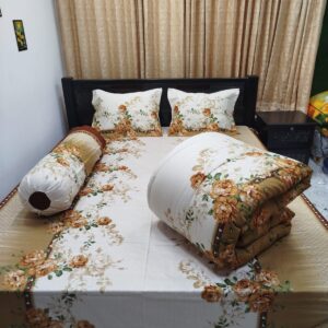 ৫ পিসের সেট প্রিমিয়াম কোয়ালিটি টুইল কটন ফেব্রিক্স কম্ফোর্টার (Comforter)