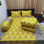 ৫ পিসের সেট প্রিমিয়াম কোয়ালিটি টুইল কটন ফেব্রিক্স কম্ফোর্টার ( Comforter )