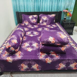 ৫ পিসের সেট প্রিমিয়াম কোয়ালিটি টুইল কটন ফেব্রিক্স কম্ফোর্টার (Comforter)