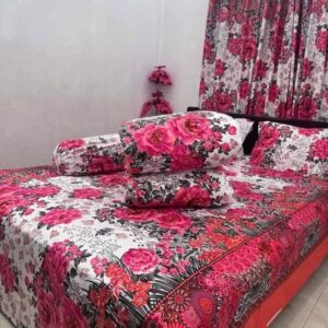 ৫ পিসের সেট প্রিমিয়াম কোয়ালিটি টুইল কটন ফেব্রিক্স কম্ফোর্টার (Comforter)