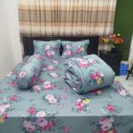 ৫ পিসের সেট প্রিমিয়াম কোয়ালিটি টুইল কটন ফেব্রিক্স কম্ফোর্টার (Comforter)