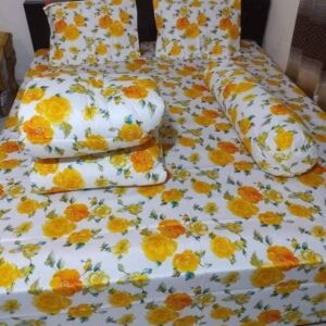 ৫ পিসের সেট প্রিমিয়াম কোয়ালিটি টুইল কটন ফেব্রিক্স কম্ফোর্টার (Comforter)