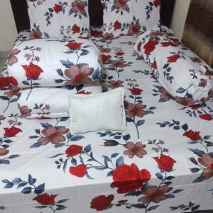 ৫ পিসের সেট প্রিমিয়াম কোয়ালিটি টুইল কটন ফেব্রিক্স কম্ফোর্টার (Comforter)