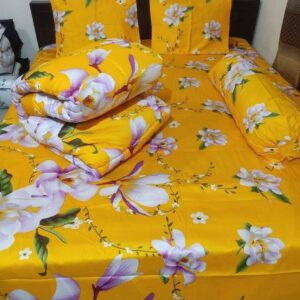 ৫ পিসের সেট প্রিমিয়াম কোয়ালিটি টুইল কটন ফেব্রিক্স কম্ফোর্টার (Comforter)