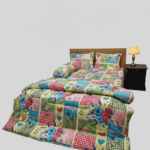 ৫ পিসের সেট প্রিমিয়াম কোয়ালিটি টুইল কটন ফেব্রিক্স কম্ফোর্টার