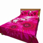 ৩ পিস প্রিমিয়াম কোয়ালিটি লাক্সারি প্যানেল বেড শীট