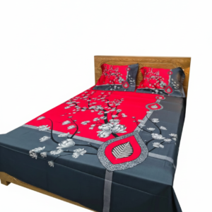 ৩ পিস প্রিমিয়াম কোয়ালিটি লাক্সারি প্যানেল বেড শীট