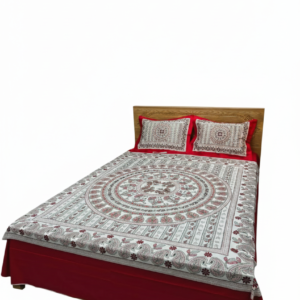 ৩ পিস প্রিমিয়াম কোয়ালিটি লাক্সারি প্যানেল বেড শীট