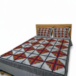 ৩ পিস প্রিমিয়াম কোয়ালিটি লাক্সারি প্যানেল বেড শীট