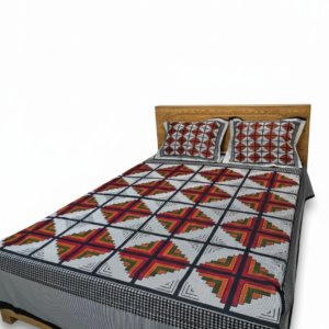 ৩ পিস প্রিমিয়াম কোয়ালিটি লাক্সারি প্যানেল বেড শীট