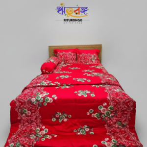 ৬ পিসের সেট প্রিমিয়াম কোয়ালিটি টুইল কটন ফেব্রিক্স কম্ফোর্টার