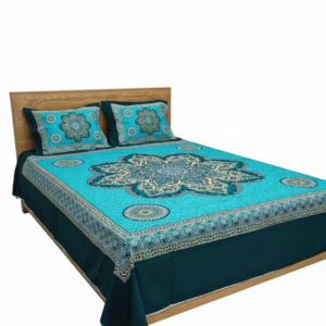 ৩ পিস প্রিমিয়াম কোয়ালিটি লাক্সারি প্যানেল বেড শীট