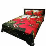 ৩ পিস প্রিমিয়াম কোয়ালিটি লাক্সারি প্যানেল বেড শীট