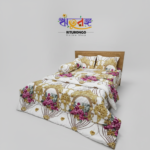 ৬ পিসের সেট প্রিমিয়াম কোয়ালিটি টুইল কটন ফেব্রিক্স কম্ফোর্টার