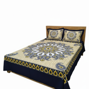 ৩ পিস প্রিমিয়াম কোয়ালিটি লাক্সারি প্যানেল বেড শীট