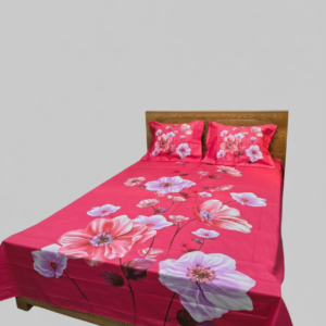 ৩ পিস প্রিমিয়াম কোয়ালিটি লাক্সারি প্যানেল বেড শীট