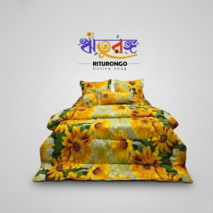 ৬ পিসের সেট প্রিমিয়াম কোয়ালিটি টুইল কটন ফেব্রিক্স কম্ফোর্টার