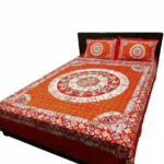 ৩ পিস প্রিমিয়াম কোয়ালিটি লাক্সারি প্যানেল বেড শীট