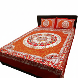 ৩ পিস প্রিমিয়াম কোয়ালিটি লাক্সারি প্যানেল বেড শীট